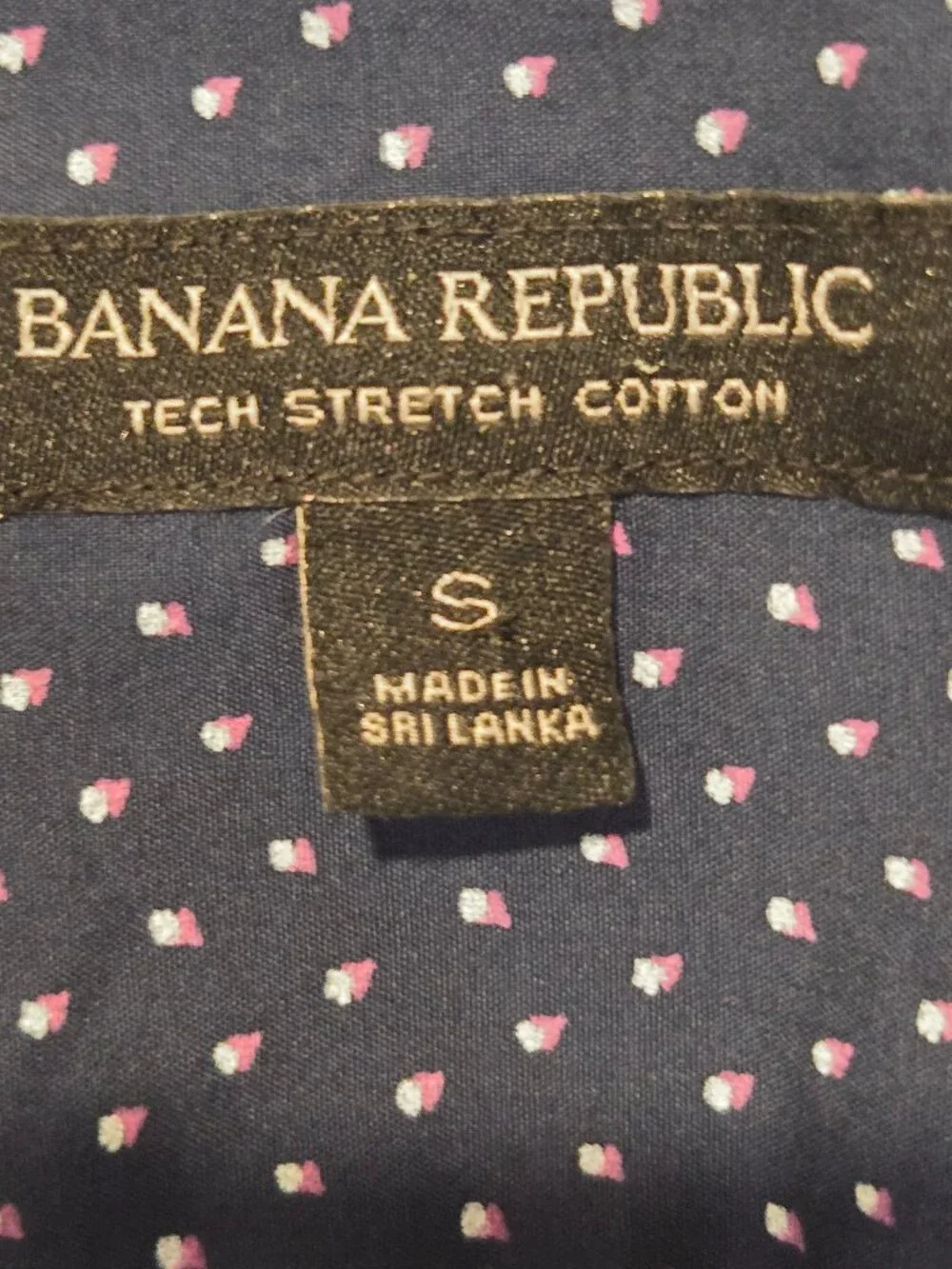 BANANA REPUBLIC SLIM FLEX FIT BUTTON DOWN SHIRT size S Blue
